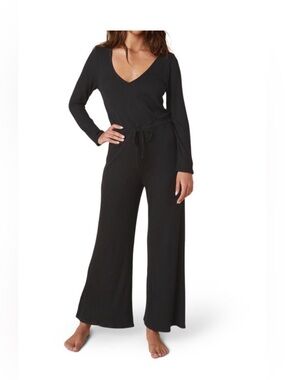 Beyond Yoga So Chic Luxe Knit Long Sleeve Jumpsuit - Small